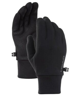 NWT - HEAD Men’s Ultrafit Touchscreen Running Gloves Black – Size L